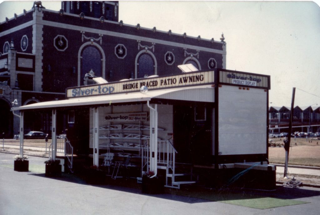 New Jersey Manufactured Housing Association History-Silver-top Bridge Braced Patio Awning